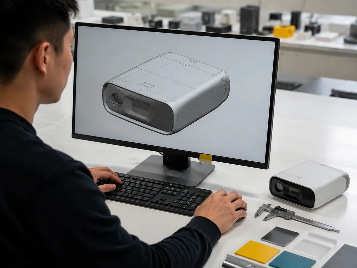 外观设计流程第 06 步：3D建模 CAD Modeling